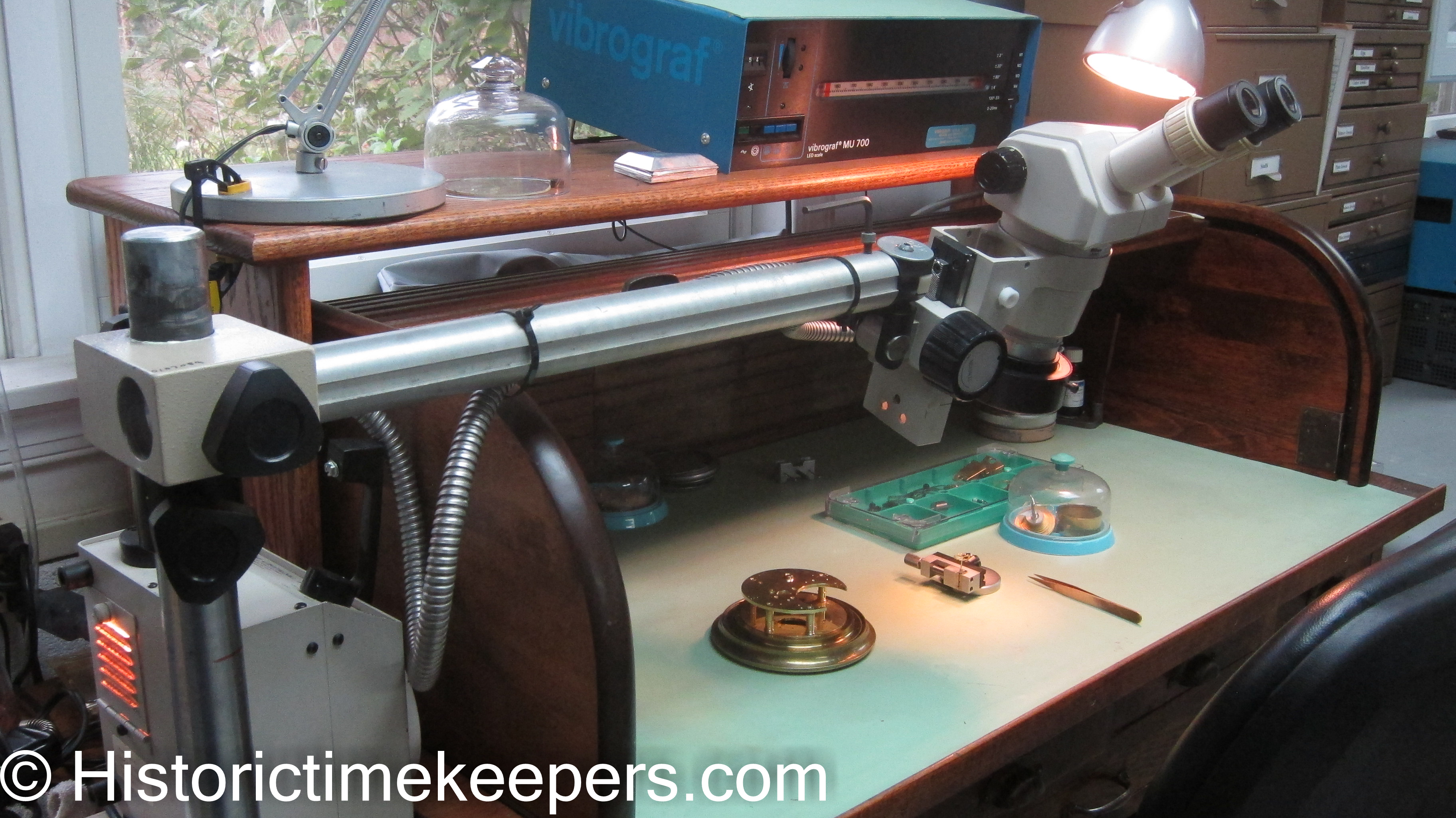 chronometer Nikon SMZ 1 1b 2b microscope watch service repair restoration vibrograf mu 700 timing machine